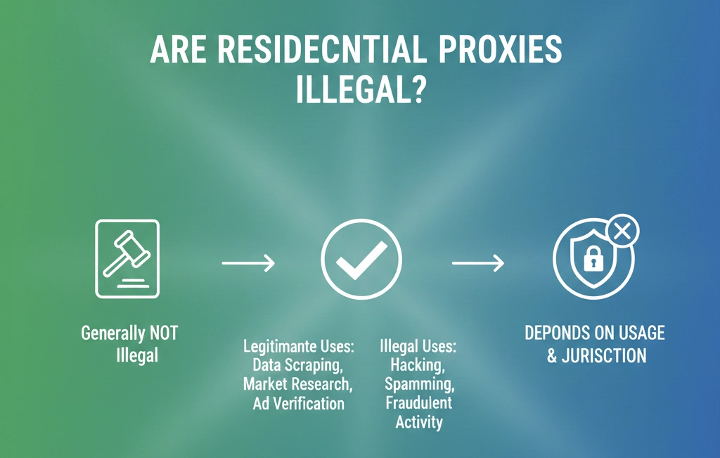 Are residential proxies illegal - guided by ColaProxy