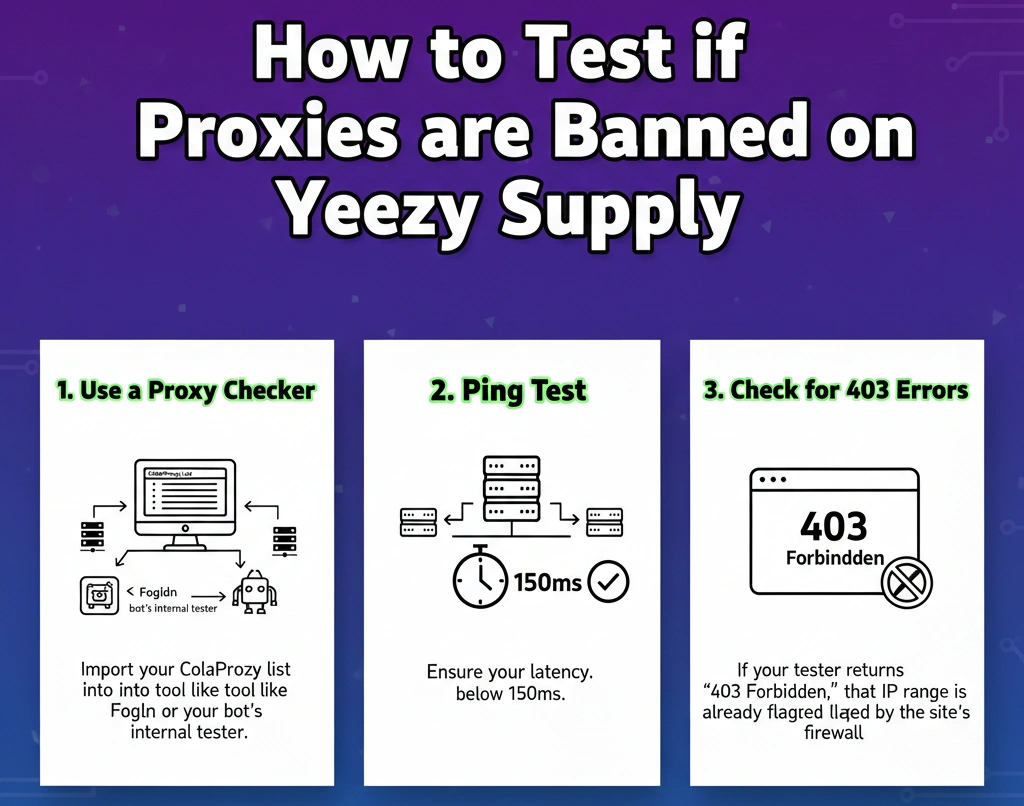 How to Test if Proxies Are Banned on Yeezy Supply | Proxy Check Guide