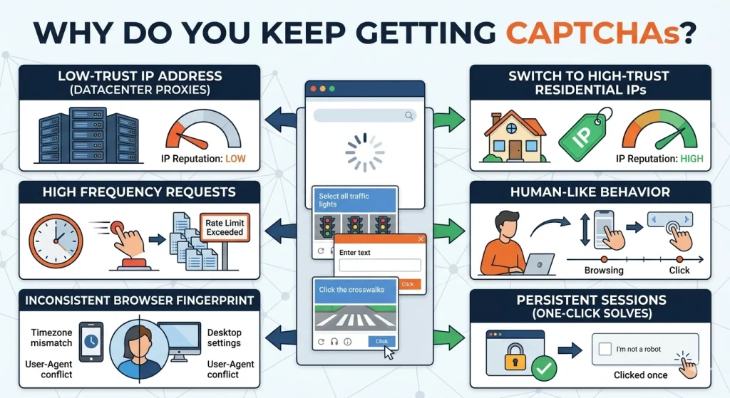Why are CAPTCHAs everywhere now — explained by ColaProxy