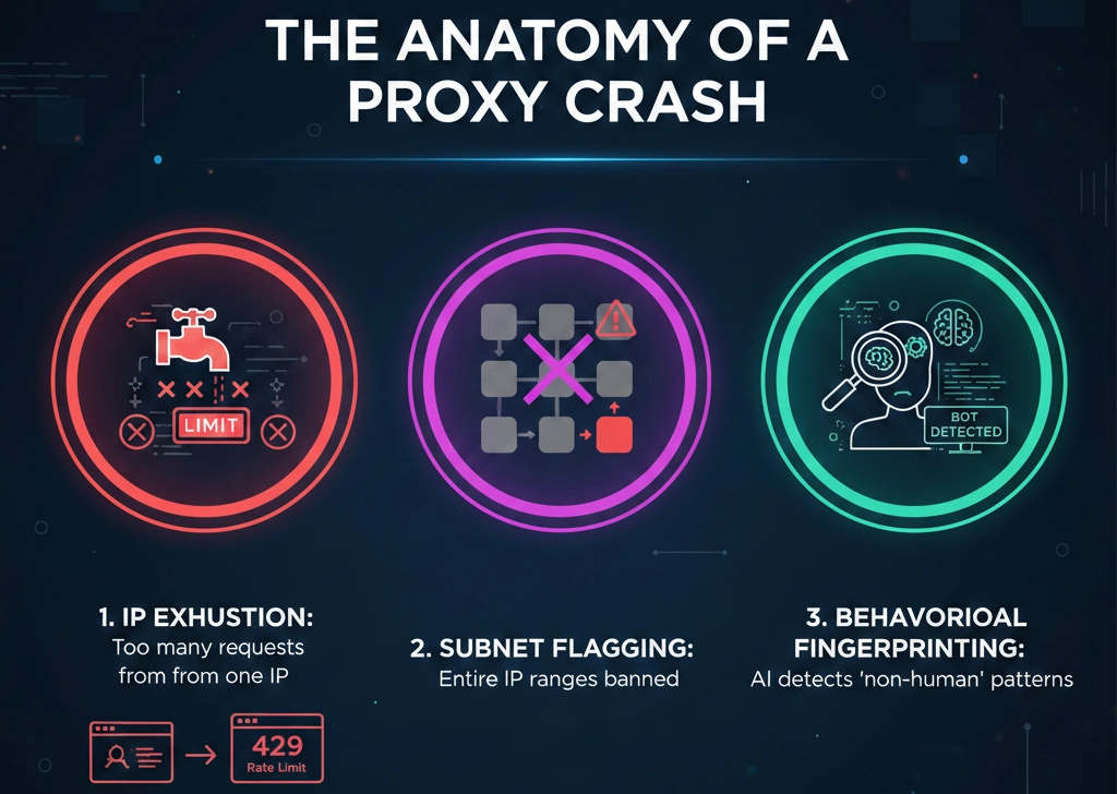 Why does my proxy keep crashing – A guide by ColaProxy