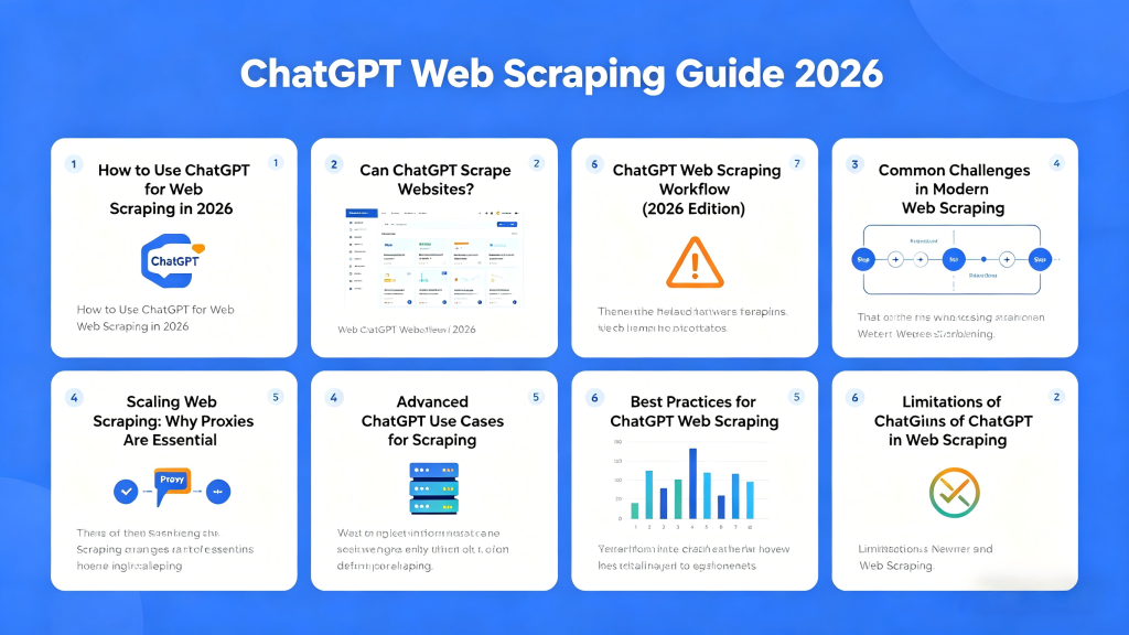 ChatGPT Web Scraping in 2026: Build Scalable Scrapers with AI + Proxies