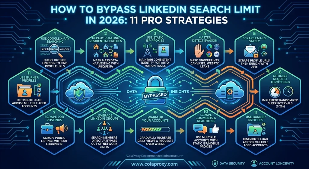 How to get around LinkedIn search limit