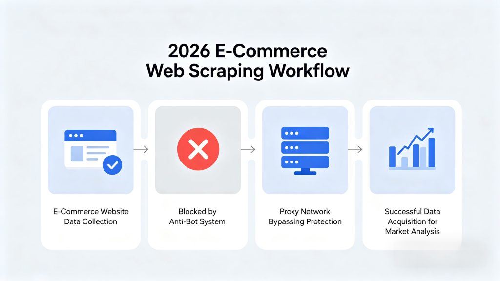 Scraping Ecommerce Websites 2026: Product, Price & Review Data Extraction Workflow