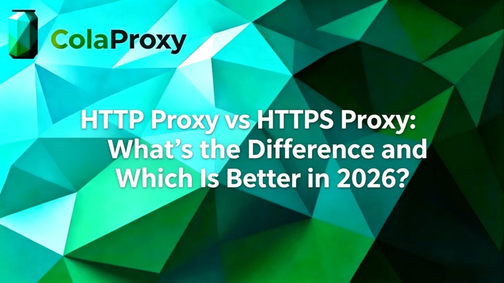 Understand the core security, speed, and privacy differences between HTTP and HTTPS proxies to choose the right tool for your 2026 scraping, automation, and privacy needs.