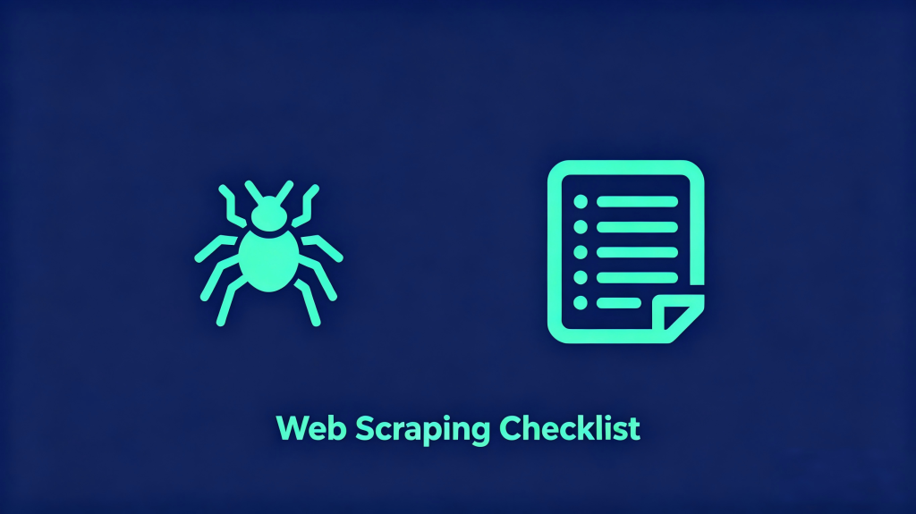 Web Scraping Checklist