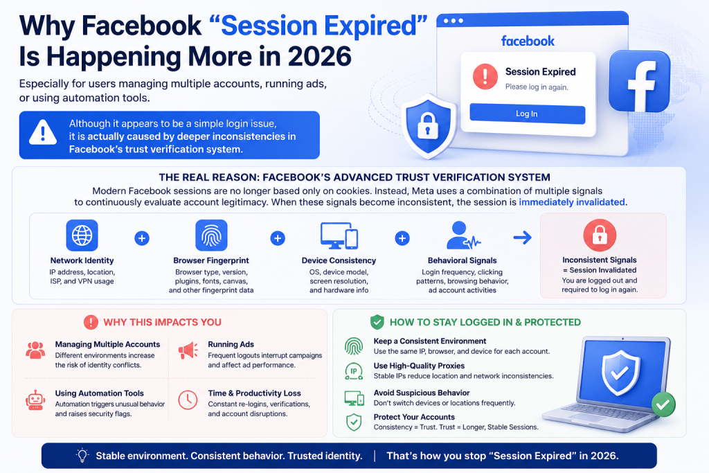 Facebook session expired error explanation in 2026