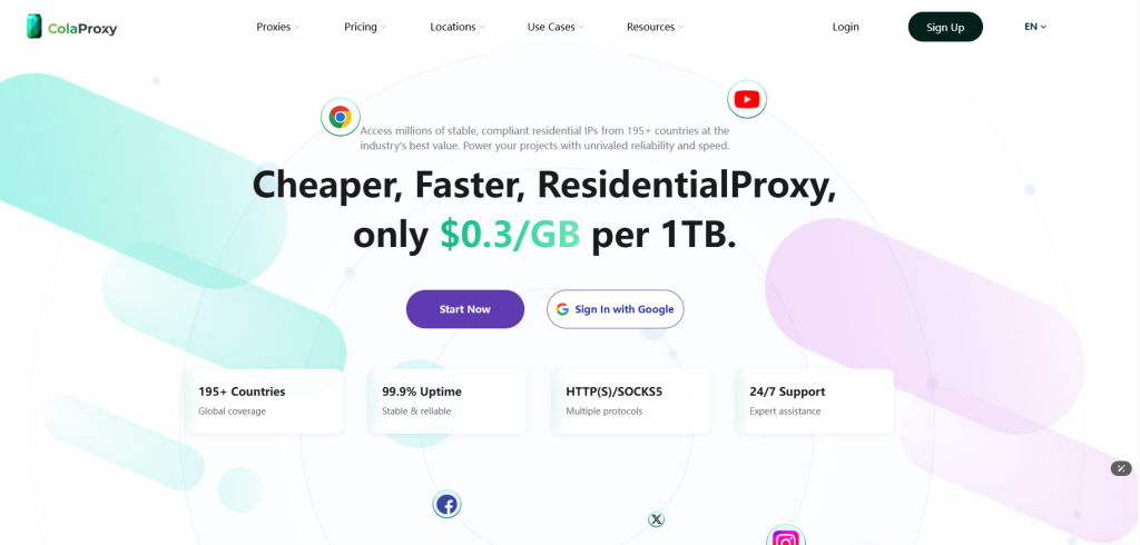 这个是colaproxy的官网