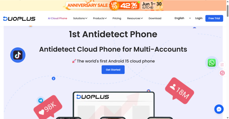 OGPhone cloud phone for global social media marketing and ecommerce teams